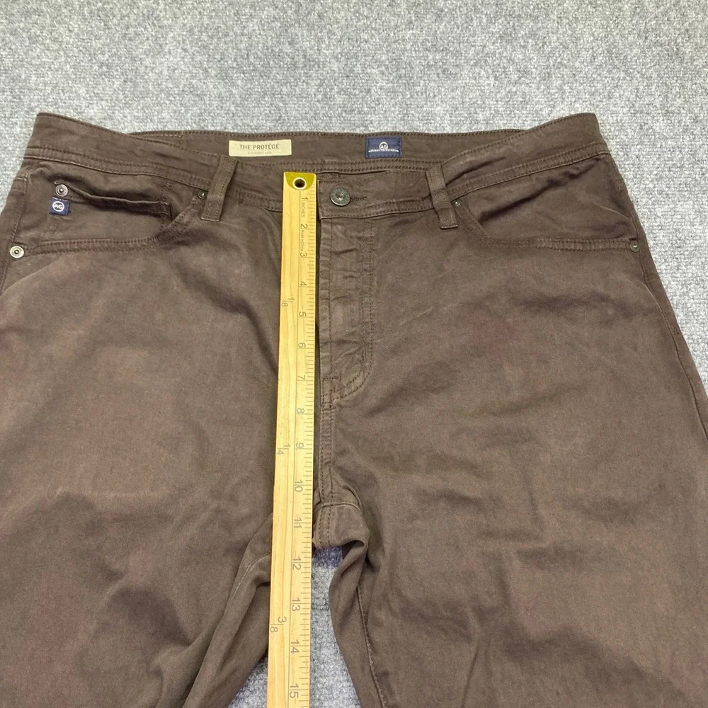 AG Adriano Goldschmied The Protege Straight Leg Pants Brown 36x34 1049SUD-CFF 34